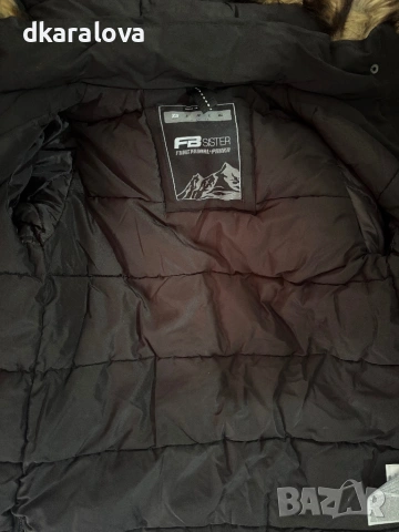 Дамско зимно яке с пух, снимка 3 - Якета - 53302416