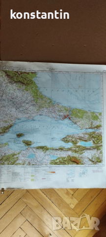 КАРТА ЦАРИГРАД/ИСТАНБУЛ