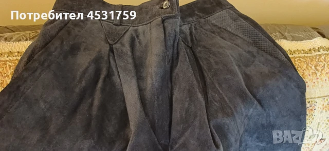 Велурен  панталон – 50 лв., снимка 2 - Панталони - 51207738