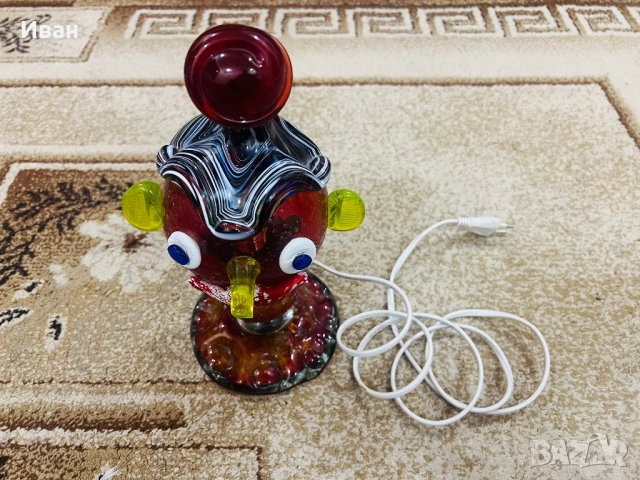 Нощна лампа стъклена