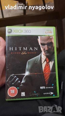 hitman blood&money xbox 360, снимка 1 - Игри за Xbox - 46352120