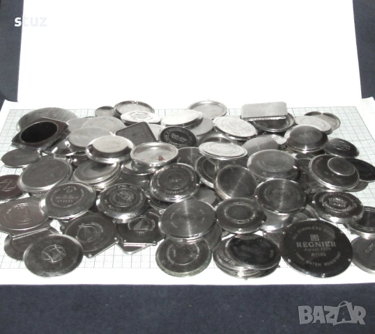 Задни капаци за различни ръчни часовници, лот 160 бр., снимка 2 - Антикварни и старинни предмети - 54219452