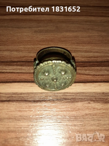 Възрожденски сребърен пръстен, снимка 2 - Антикварни и старинни предмети - 53727215