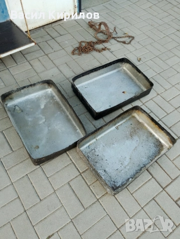 Тава Хром Силистра от соца 40см на 60см на 12см дълбочина , снимка 2 - Съдове за готвене - 52265871