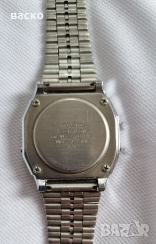  Часовник CASIO 593A 155 W MADE IN JAPAN , снимка 2 - Антикварни и старинни предмети - 46350479