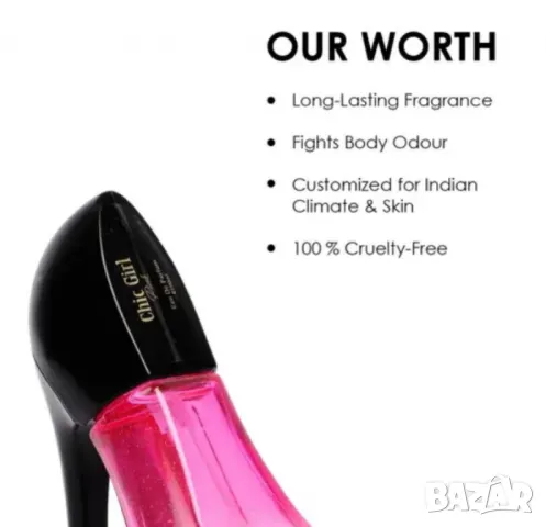 Дамски парфюм Chic Girl Pink BN Parfums, 100мл, снимка 5 - Дамски парфюми - 49654558