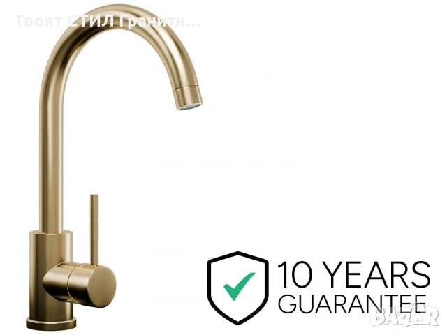Златен смесител за кухня, кухненски смесител – Модел 5010, снимка 7 - Смесители - 53736287