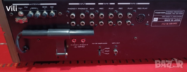 Toshiba SA-520, снимка 10 - Ресийвъри, усилватели, смесителни пултове - 52695748