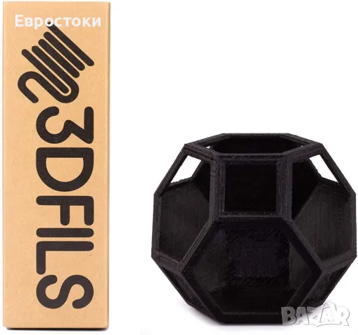 3DFILS PLA 850 Филамент за 3D принтер esFil PLA  3D 850, диаметър1,75 мм, 1 кг, черен , снимка 2 - Консумативи за принтери - 47067888