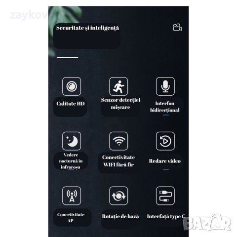 Мини видеокамера за наблюдение, 1080P Ultra-Hd резолюция, снимка 3 - Камери - 45965102