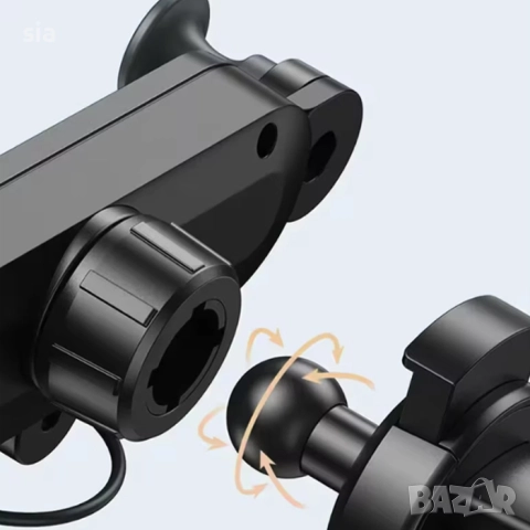 Поставка за телефон с кука за въздуховода на парното на автомобила, снимка 4 - Аксесоари и консумативи - 47963823