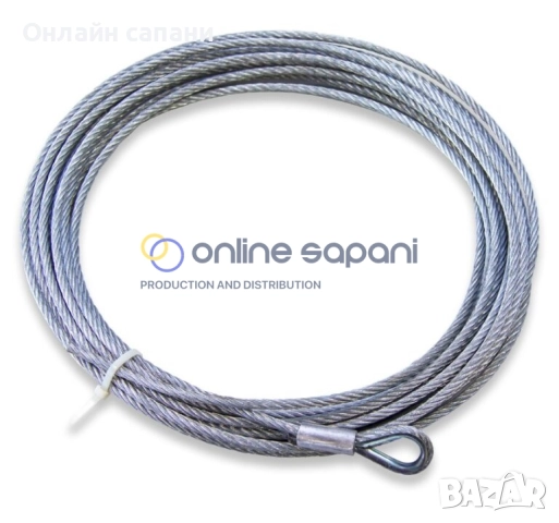 Стоманени въжета за лебедки с различно изпълнение, снимка 2 - Други машини и части - 25688627