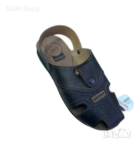 Универсални мъжки кожени сандали за всеки повод, снимка 1 - Мъжки сандали - 46024577