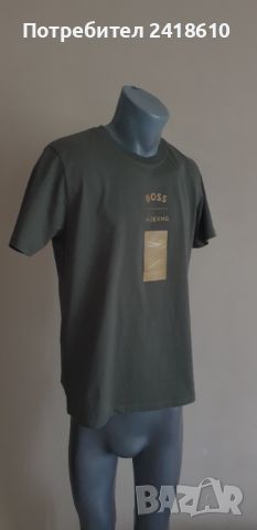 Hugo Boss X Anthony Joshua AJBXNG Cotton Mens Size 50/ L НОВО! ОРИГИНАЛНА Мъжка Тениска!, снимка 3 - Тениски - 46191011