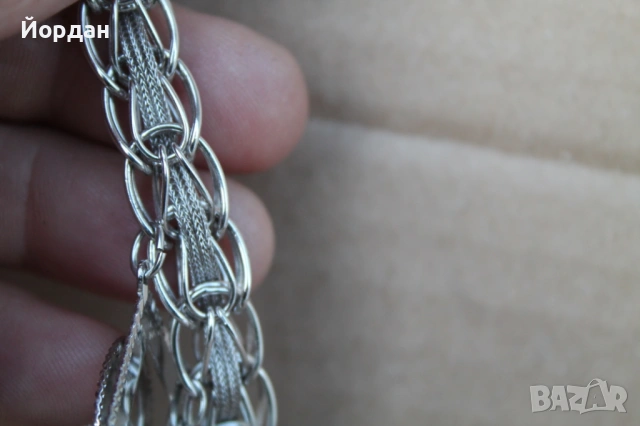 Сребърна гривна , снимка 11 - Гривни - 53636900