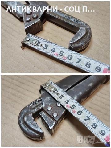 Стар Соц Български Тръбен Ключ. / НОМЕР 1753., снимка 10 - Антикварни и старинни предмети - 53991328