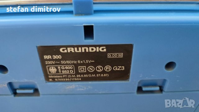 GRUNDIG RR 300 

, снимка 7 - Радиокасетофони, транзистори - 46191449