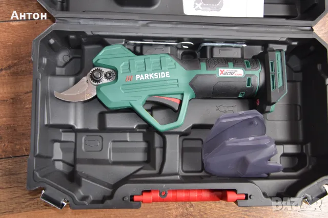 Нова aкумулаторна ножица PARKSIDE 20V, снимка 3 - Градински инструменти - 49795843
