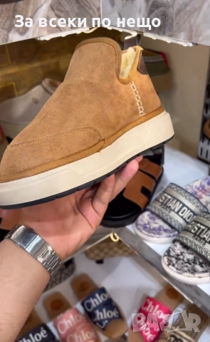 Amiri Дамски Кафеви Топли Зимни Боти Амири Код E964, снимка 2 - Дамски боти - 52059389