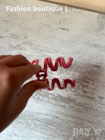 Розова шнола за коса ❤️, снимка 5 - Аксесоари за коса - 52412133