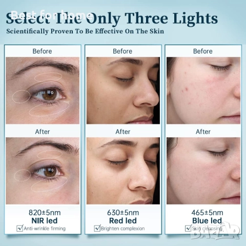 LED маска за лице GYH Cloud-S, снимка 5 - Козметични уреди - 52896464