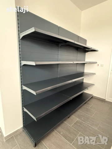 Стелажи за магазин антрацит /НОВИ/ПРОМОЦИЯ, снимка 15 - Стелажи и щандове - 50869208