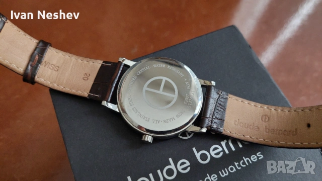 Часовник "Claude Bernard", 53007 3 ARBUN, снимка 6 - Мъжки - 53451464