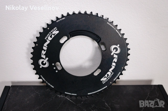 Плоча 52T - ROTOR Q-Ring Оval Chainring - 110bcd x 4 / велосипед / шосейна