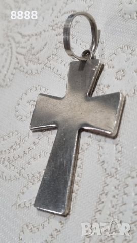 Сребърен кръст 6,32 грама , снимка 1 - Колиета, медальони, синджири - 45573217