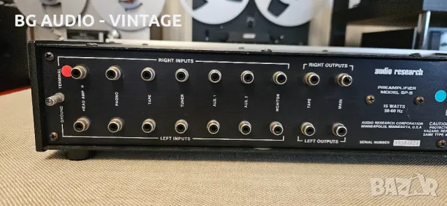 Audio Research SP-5 предусилвател с RIAA, снимка 4 - Ресийвъри, усилватели, смесителни пултове - 49917139