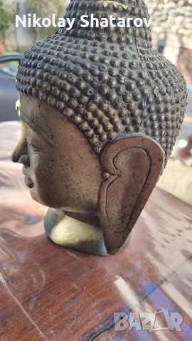 Буда. Бронзова фигура , снимка 6 - Колекции - 53830061