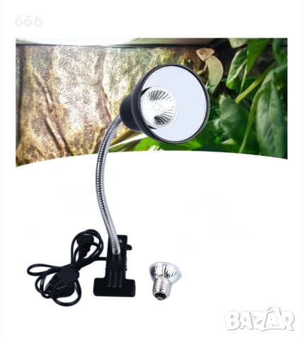 Нагревателна лампа за влечуги