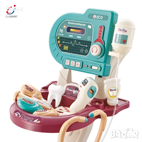 Докторска количка - лекарски комплект 🩺, снимка 3 - Образователни игри - 51339662