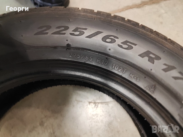 1бр.зимна гума 225/65/17 Pirelli, снимка 6 - Гуми и джанти - 52492490