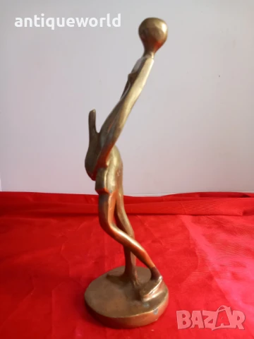 АВТОРСКА Бронзова  Пластика , Статуетка , Фигура, снимка 2 - Антикварни и старинни предмети - 51125293