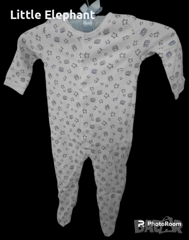 Цяла пижамка за момченце на 6-9 мес,"Alphabet"Англия/нова