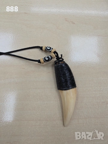 колие гердан зъб, снимка 2 - Колиета, медальони, синджири - 43685557