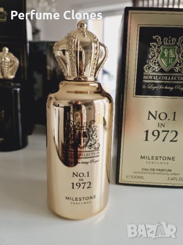 Мъжки Парфюм ◇MILESTONE Royal Collection No.1 in 1972  100ML* Вдъхновен от Clive Christian No. 1 EDP, снимка 4 - Мъжки парфюми - 45648379