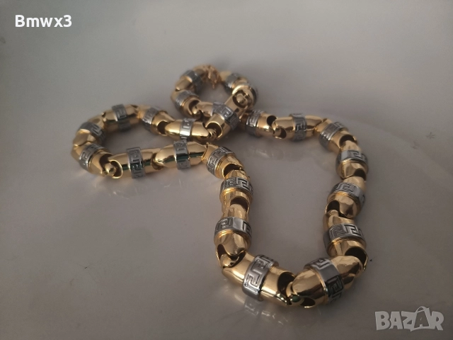 318г. Масивен позлатен ланец 