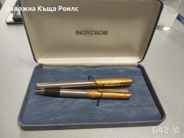 Писалка и химикалка INOXCROM, снимка 1 - Други ценни предмети - 46347473