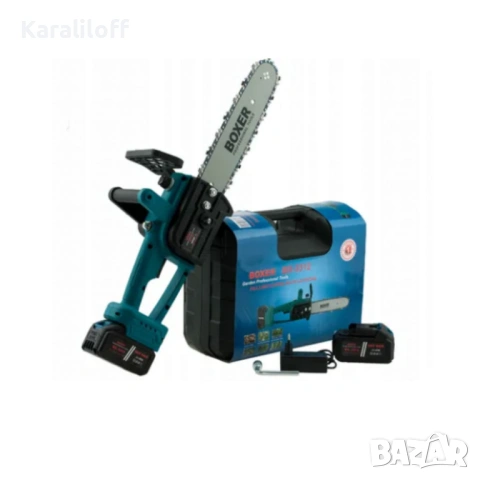 Акумулаторен верижен трион 12" (30 см) 36V – 2 батерии 6Ah за мощно и удобно рязане, снимка 5 - Моторни триони/резачки - 53970662