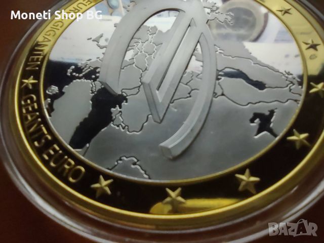 Два броя монети -  Евро гигант „10 години евро“, снимка 10 - Нумизматика и бонистика - 46409304