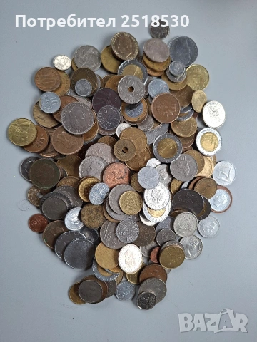 Лот чуждестранни монети 1100 броя, снимка 7 - Нумизматика и бонистика - 54163298