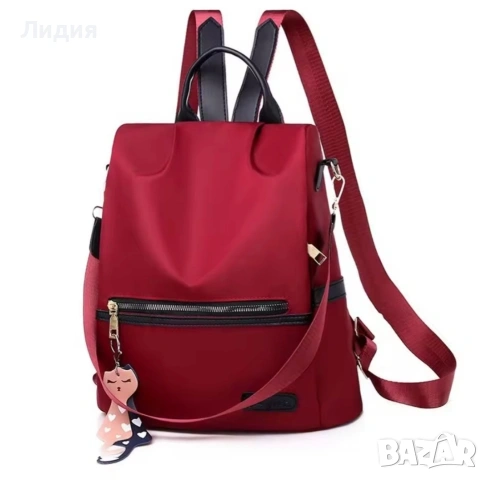 Anti-theft раница за пътуване – скрит цип отзад (идеална за метро и екскурзии), снимка 2 - Раници - 53506202