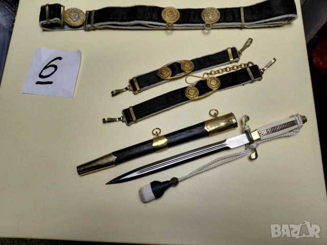 Кортик на Военноморския флот 6 обр.1951г., снимка 2 - Колекции - 52430240