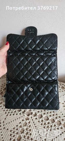 Chanel портфейл + подарък 
