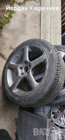 джанти с гуми комплект 17 цола 5х108, снимка 2 - Гуми и джанти - 53286354