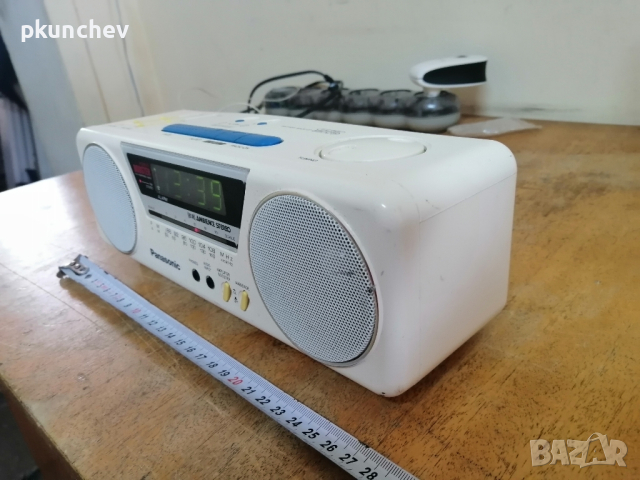 Радио-часовник Panasonic AM-FM Stereo Clock Radio RC-X210, снимка 4 - Радиокасетофони, транзистори - 45039437