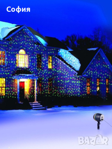 Лазерен прожектор Проектор за Коледна украса