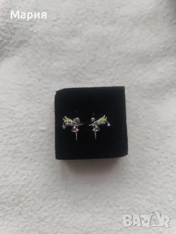 малки сребърни обеци , снимка 7 - Обеци - 49869327